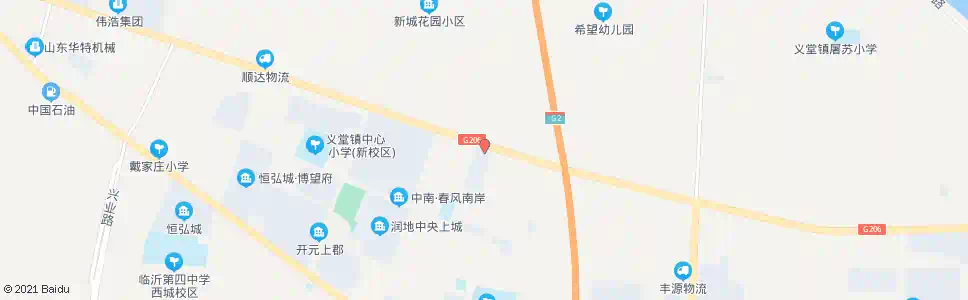 临沂天财仓储_公交站地图_临沂公交_妙搜公交查询2025