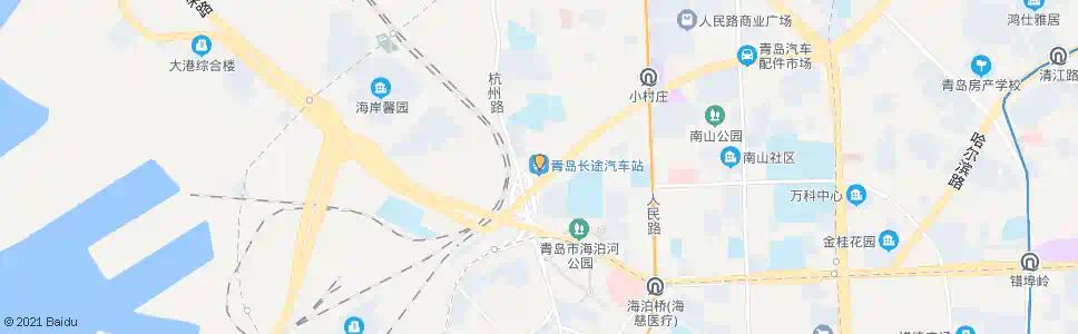 青岛汽车站_公交站地图_青岛公交_妙搜公交查询2025