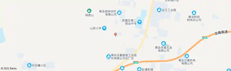 青岛东山前_公交站地图_青岛公交_妙搜公交查询2025