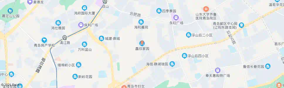 青岛鑫欣小区_公交站地图_青岛公交_妙搜公交查询2025