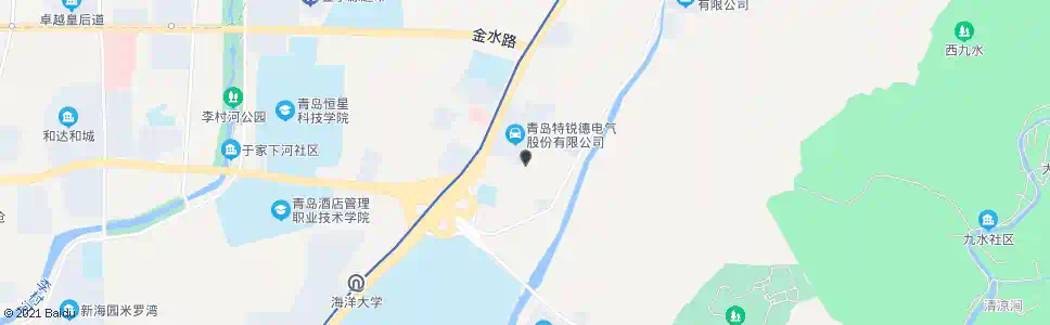 青岛海大崂山停车场_公交站地图_青岛公交_妙搜公交查询2025