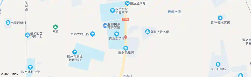 青岛中仁清华园_公交站地图_青岛公交_妙搜公交查询2025
