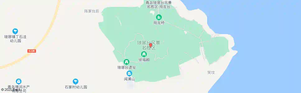 青岛琅琊台景区_公交站地图_青岛公交_妙搜公交查询2025