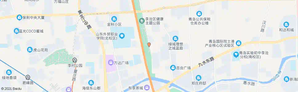 青岛涟水路_公交站地图_青岛公交_妙搜公交查询2025