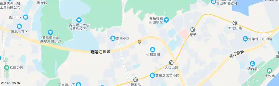 青岛青云山路北_公交站地图_青岛公交_妙搜公交查询2025