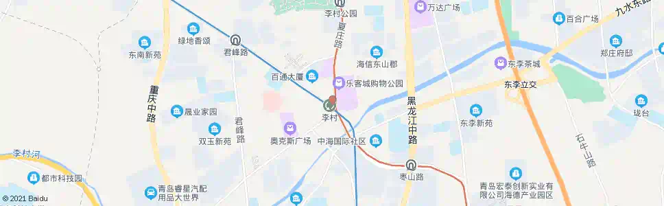 青岛李村站_公交站地图_青岛公交_妙搜公交查询2025