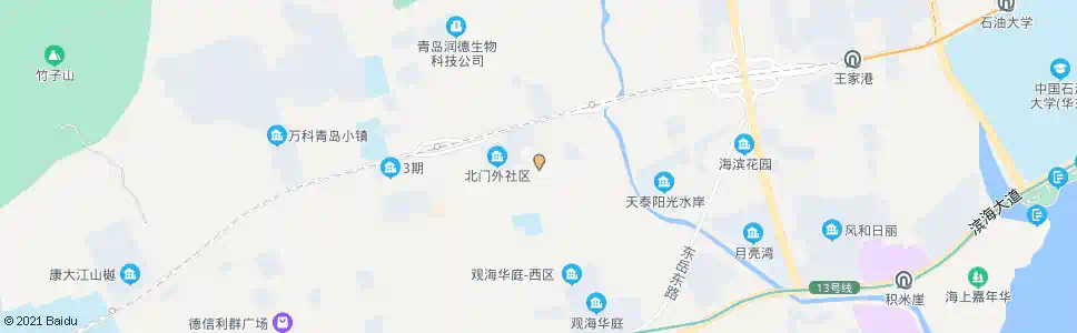 青岛灵山卫东街_公交站地图_青岛公交_妙搜公交查询2025
