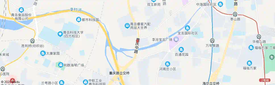 青岛书院路(重庆中路)_公交站地图_青岛公交_妙搜公交查询2025