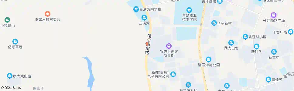 青岛千禧银杏苑_公交站地图_青岛公交_妙搜公交查询2025