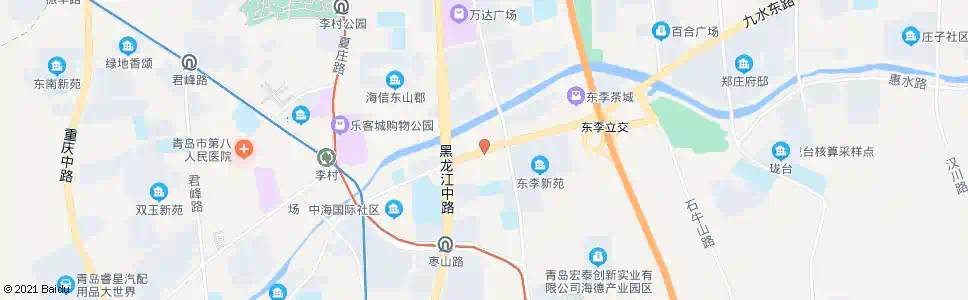 青岛东李村_公交站地图_青岛公交_妙搜公交查询2025