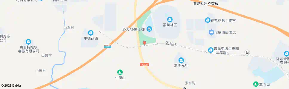 青岛山王西_公交站地图_青岛公交_妙搜公交查询2025