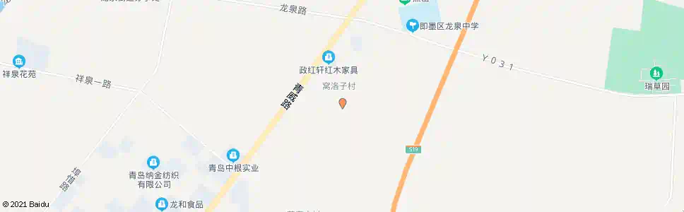 青岛北窝洛子_公交站地图_青岛公交_妙搜公交查询2025