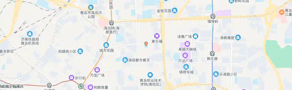 青岛敦化路小学_公交站地图_青岛公交_妙搜公交查询2025