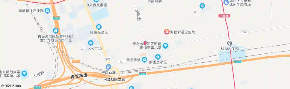 青岛东河套_公交站地图_青岛公交_妙搜公交查询2025