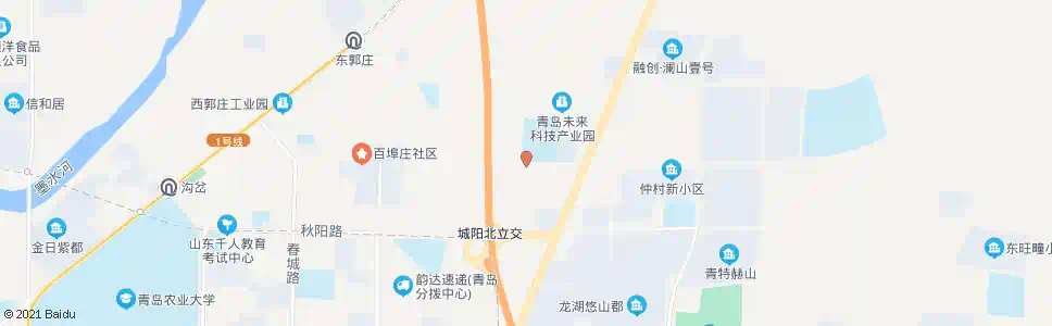 青岛城阳十五中_公交站地图_青岛公交_妙搜公交查询2025