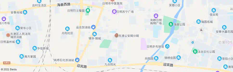 日照东港区公安分局_公交站地图_日照公交_妙搜公交查询2025