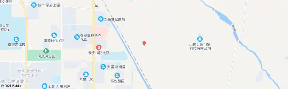 泰安洪沟店_公交站地图_泰安公交_妙搜公交查询2025