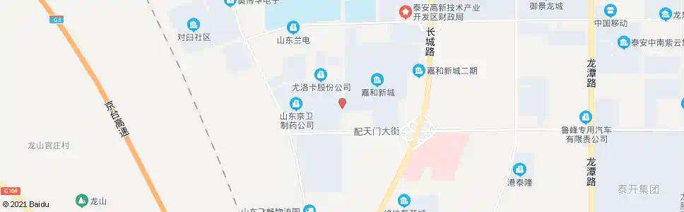 泰安嘉和新城西南门_公交站地图_泰安公交_妙搜公交查询2025