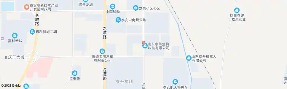 泰安龙腾路中段_公交站地图_泰安公交_妙搜公交查询2025