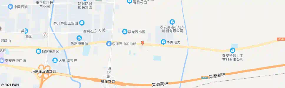 泰安省庄卫生院_公交站地图_泰安公交_妙搜公交查询2025
