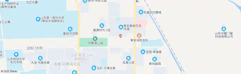 泰安奥林匹克花园南门_公交站地图_泰安公交_妙搜公交查询2025
