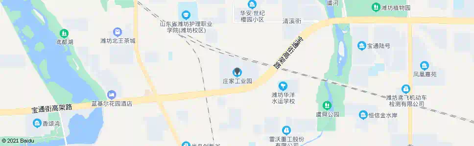 潍坊庄家工业园_公交站地图_潍坊公交_妙搜公交查询2025