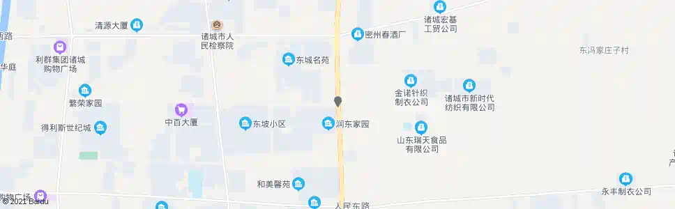 潍坊东下坡(繁荣路)_公交站地图_潍坊公交_妙搜公交查询2025