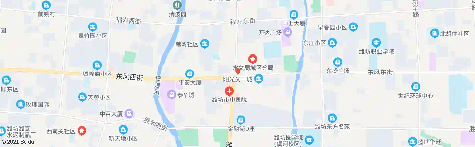 潍坊东门(西部证券)_公交站地图_潍坊公交_妙搜公交查询2025