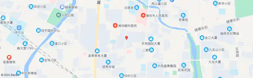 潍坊鸢飞路幸福街路口(大有公馆西门)_公交站地图_潍坊公交_妙搜公交查询2025