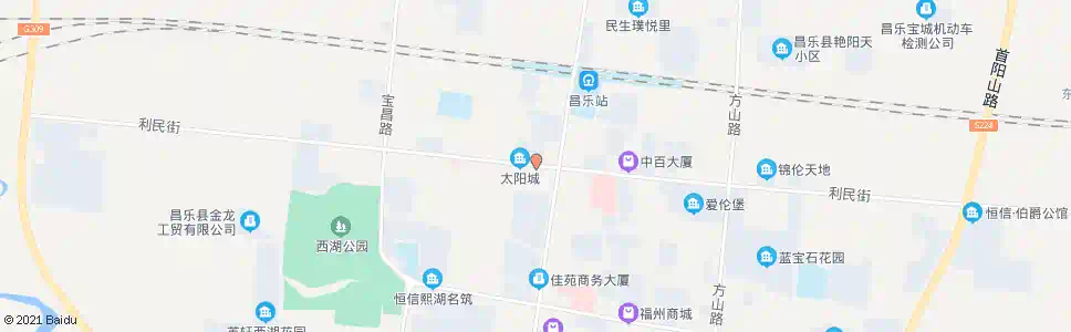 潍坊农业银行(昌乐)_公交站地图_潍坊公交_妙搜公交查询2025