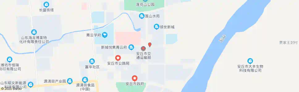 潍坊领世新城_公交站地图_潍坊公交_妙搜公交查询2025
