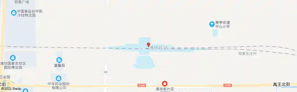 潍坊河北小区_公交站地图_潍坊公交_妙搜公交查询2025