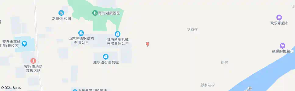 潍坊王家坟庄_公交站地图_潍坊公交_妙搜公交查询2025