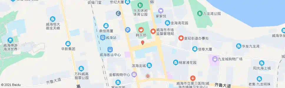 威海浦发银行_公交站地图_威海公交_妙搜公交查询2025