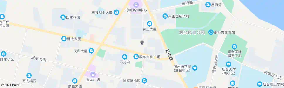 烟台长安路南站_公交站地图_烟台公交_妙搜公交查询2025