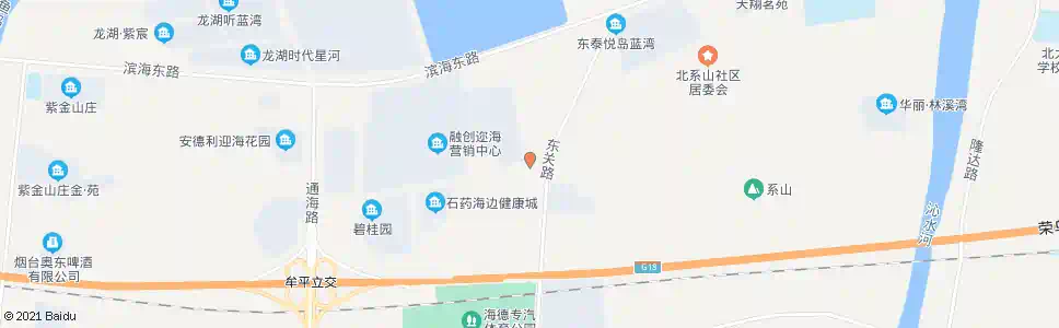 烟台西系山_公交站地图_烟台公交_妙搜公交查询2025