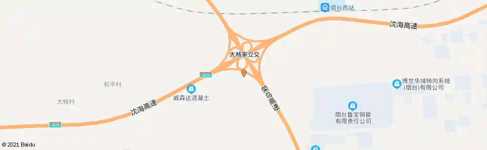 烟台小杨家_公交站地图_烟台公交_妙搜公交查询2025
