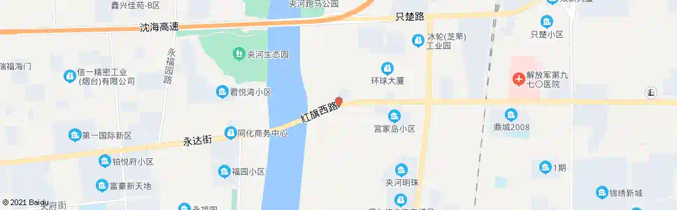 烟台夹河桥东站_公交站地图_烟台公交_妙搜公交查询2025