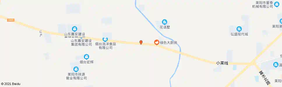 烟台于家店_公交站地图_烟台公交_妙搜公交查询2025