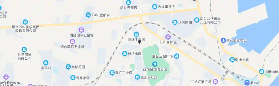 烟台金晖花园_公交站地图_烟台公交_妙搜公交查询2025