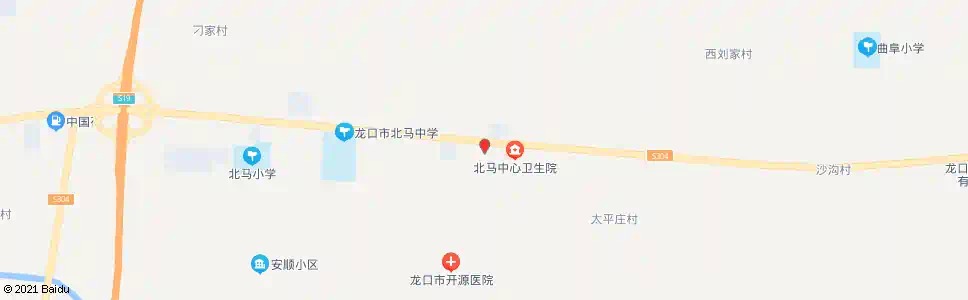 烟台北马政府_公交站地图_烟台公交_妙搜公交查询2025