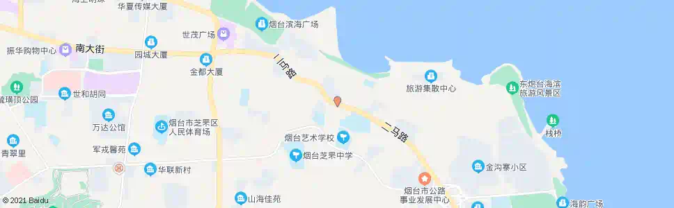 烟台一中_公交站地图_烟台公交_妙搜公交查询2025