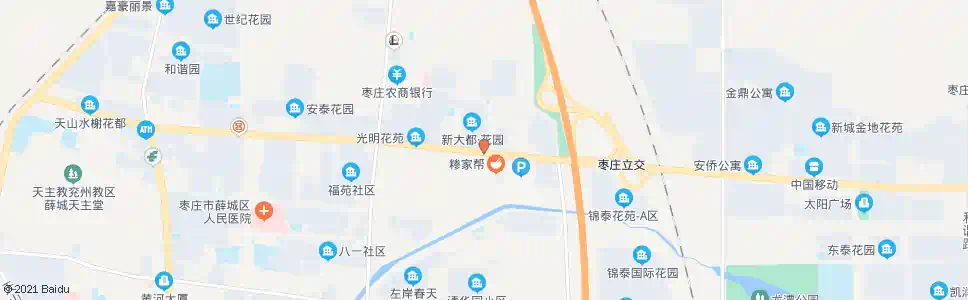 枣庄鲁沪汽车城_公交站地图_枣庄公交_妙搜公交查询2025