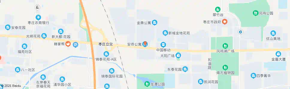 枣庄安侨公寓_公交站地图_枣庄公交_妙搜公交查询2025