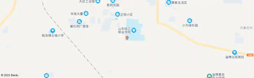 淄博丝绸纺织学院_公交站地图_淄博公交_妙搜公交查询2025