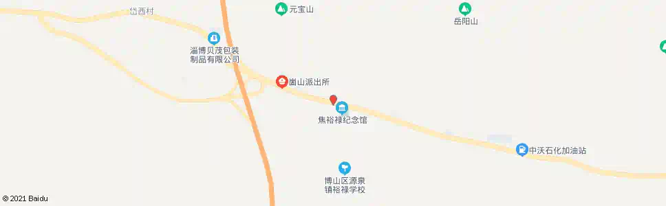 淄博崮山_公交站地图_淄博公交_妙搜公交查询2025