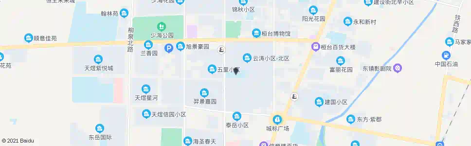 淄博桓台二小_公交站地图_淄博公交_妙搜公交查询2025