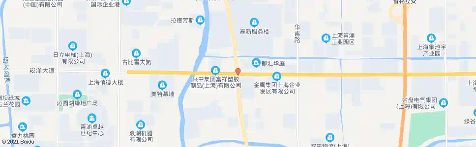 上海崧泽大道外青松公路_公交站地图_上海公交_妙搜公交查询2025
