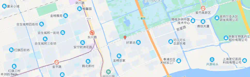 上海沧源路东川路_公交站地图_上海公交_妙搜公交查询2025
