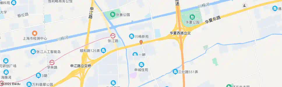 上海华夏东路孙环路_公交站地图_上海公交_妙搜公交查询2025